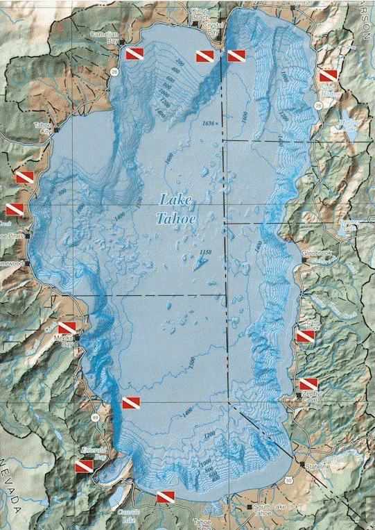 How deep is Lake Tahoe?